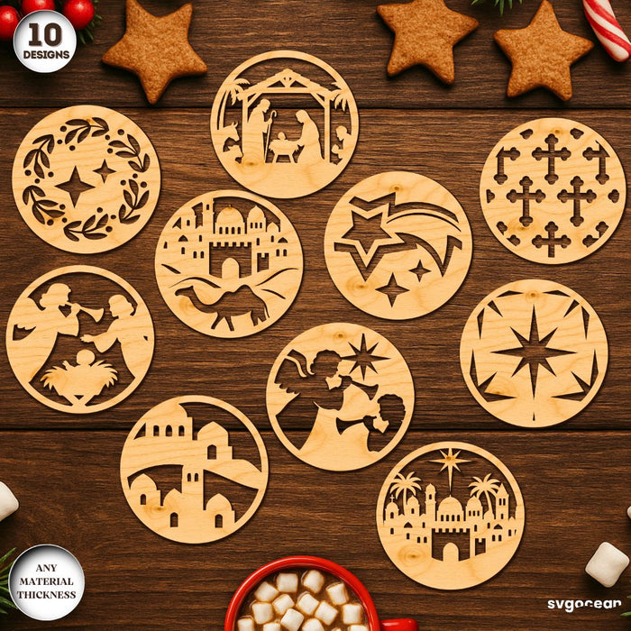 Christmas Decor Laser Cut Megabundle - Svg Ocean