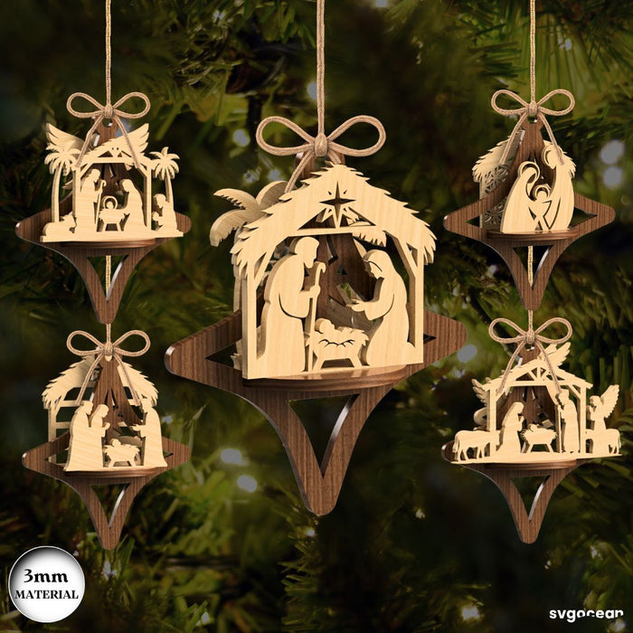 Christmas Decor Laser Cut Megabundle - Svg Ocean