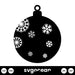 Christmas Ornament Svg - Svg Ocean
