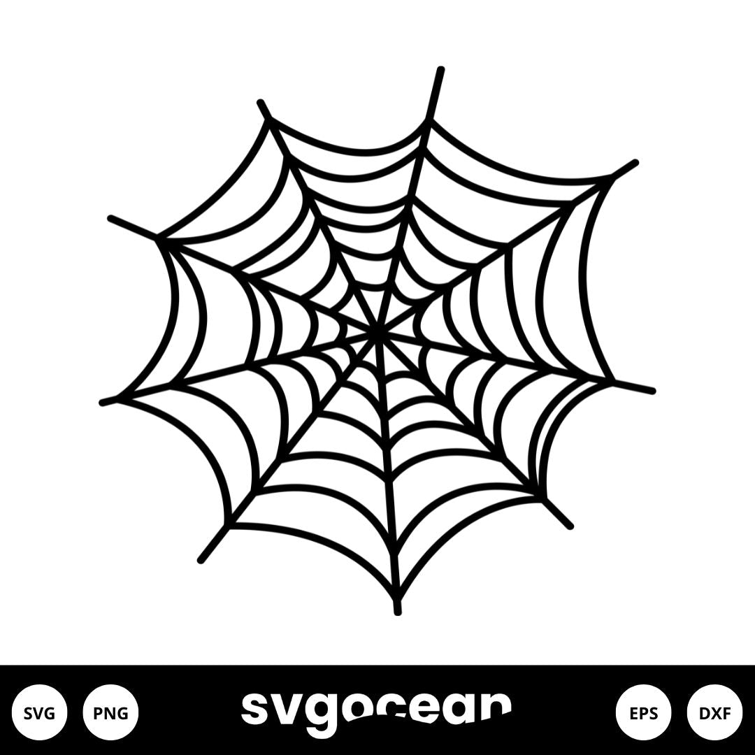 Spider Web Svg vector for instant download - Svg Ocean — svgocean