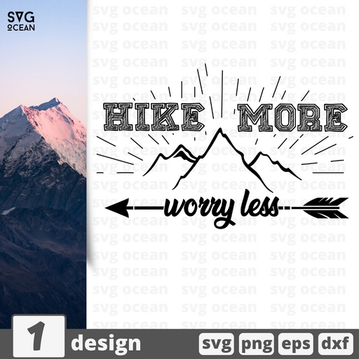 Free Hike more quote svg