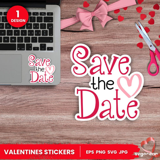 Sticker valentine printable - svgocean