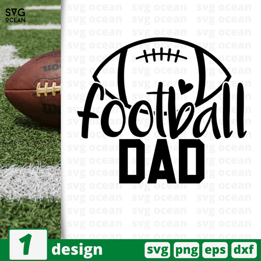 Football dad SVG vector bundle - Svg Ocean