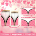 Valentines Design Glass Can Wrap Sublimation - svgocean