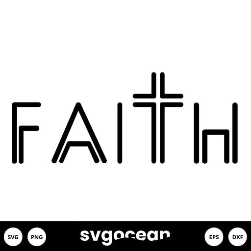 Faith Cross SVG Free - Svg Ocean