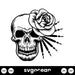 Floral Skull SVG - Svg Ocean