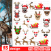 Christmas deer SVG Bundle