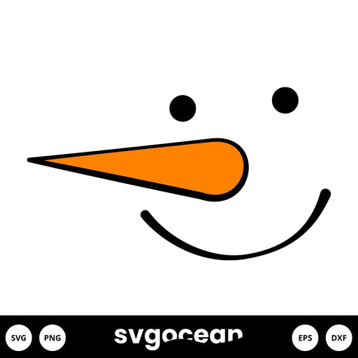 Snowman Faces Svg - Svg Ocean