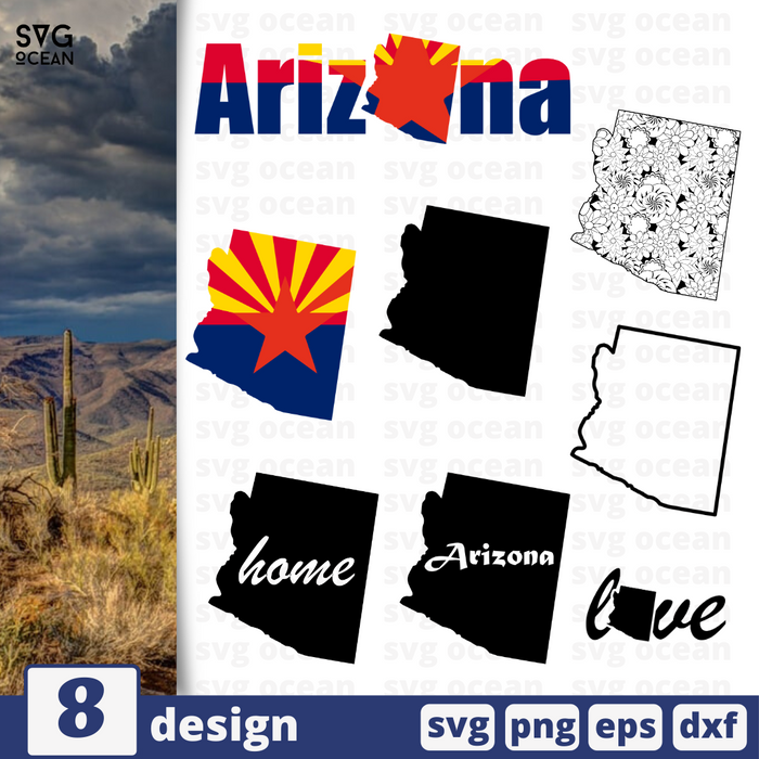 Arizona map svg