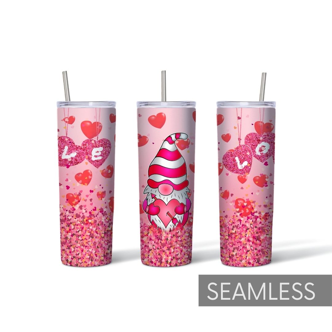 FREE Valentines Gnome Tumbler Sublimation - Svg Ocean — svgocean