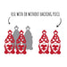 Valentines Day Gnome Earrings SVG Bundle - Svg Ocean