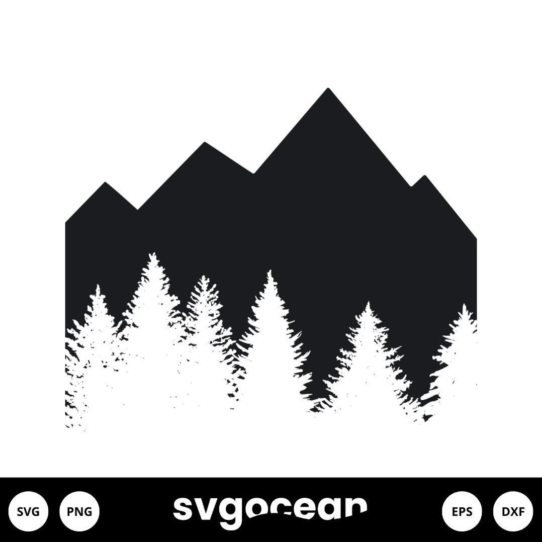 Mountain Svg Bundle vector for instant download - Svg Ocean — svgocean