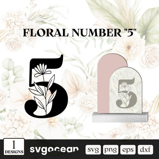 Wedding Number 5 SVG - Svg Ocean