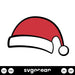 Christmas Hat Svg - Svg Ocean