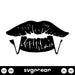 Vampire Lips Svg - Svg Ocean
