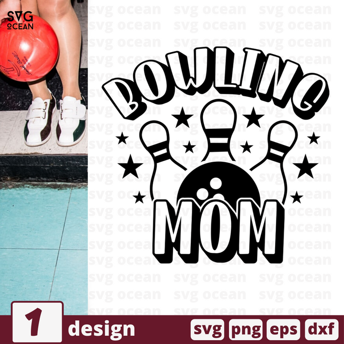 Bowling mom SVG vector bundle - Svg Ocean
