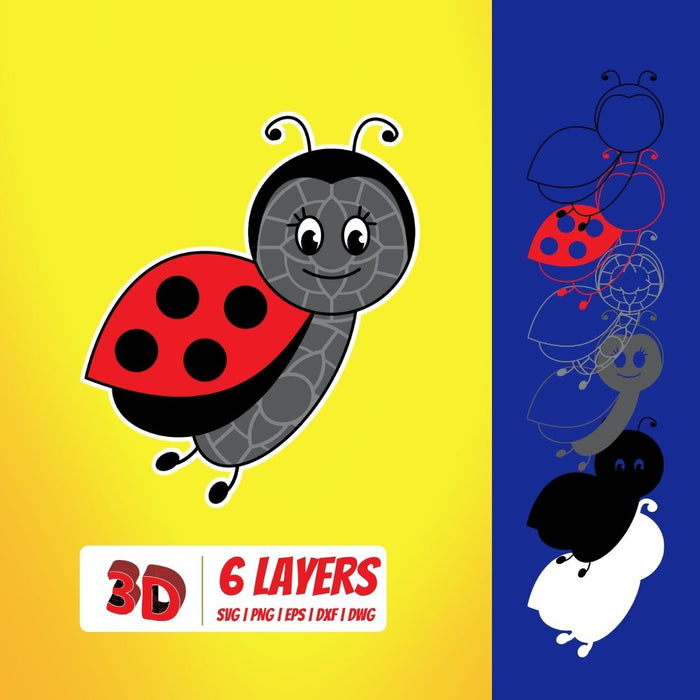 3D Layered Insects SVG Bundle vector for instant download - Svg Ocean ...