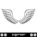 Guardian Angel Wings Svg - Svg Ocean