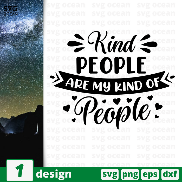 Kind people Are my kind of people SVG vector bundle - Svg Ocean