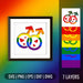Gay Pride Shadowbox SVG - Svg Ocean