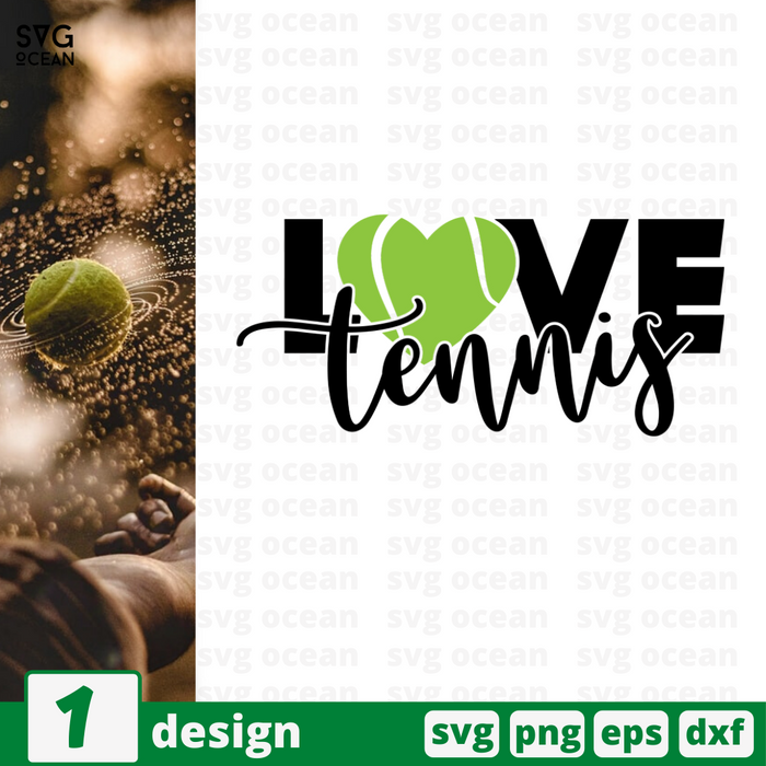 Love tennis SVG vector bundle - Svg Ocean