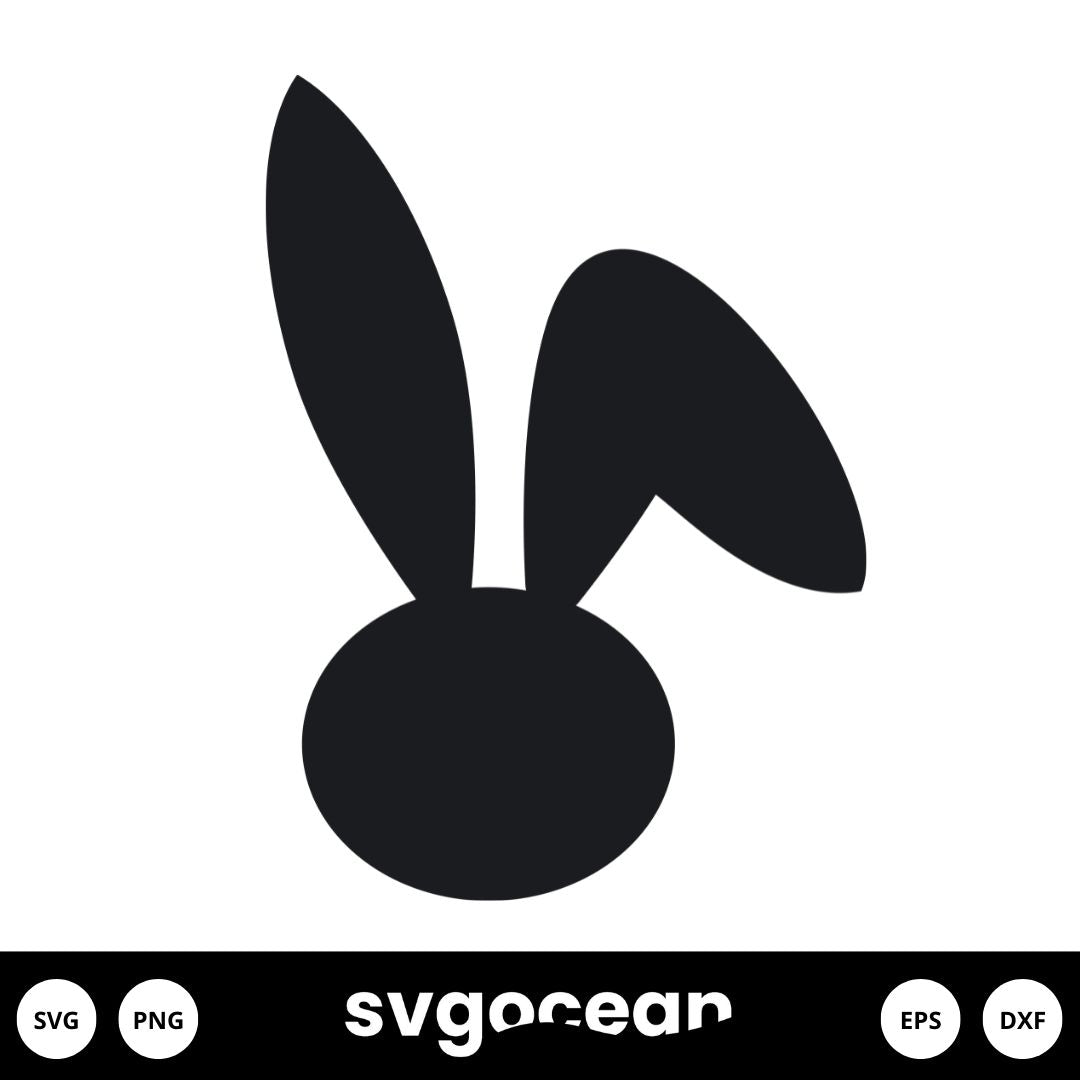 Bunny Head Svg vector for instant download - Svg Ocean — svgocean