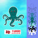 3D Octopus SVG