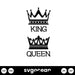 King And Queen Crown SVG - Svg Ocean