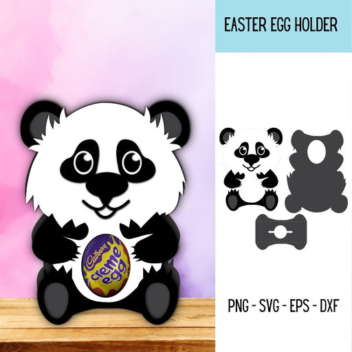 Panda Egg Holder SVG - Svg Ocean