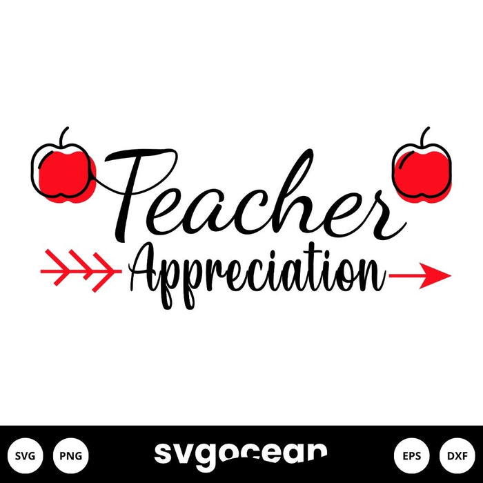 Teacher Appreciation Svg - Svg Ocean