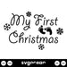 Baby First Christmas Svg - Svg Ocean