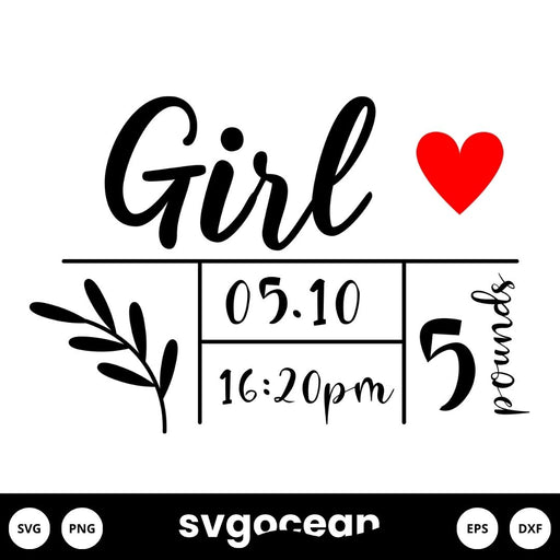 Baby Announcement Svg - Svg Ocean