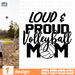 Loud and Proud Volleyball mom SVG vector bundle - Svg Ocean