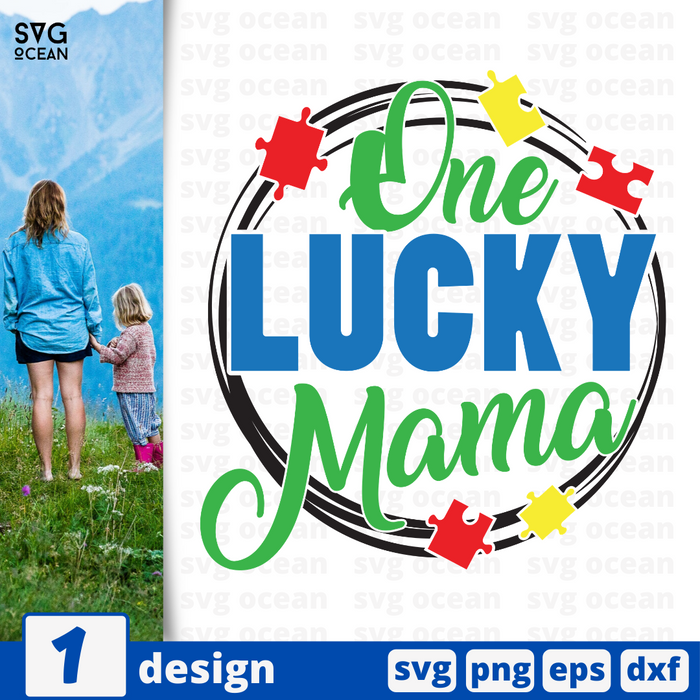 One lucky mama SVG vector bundle - Svg Ocean