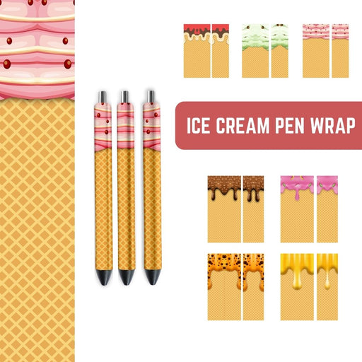 Ice Cream Pen Sublimation - Svg Ocean
