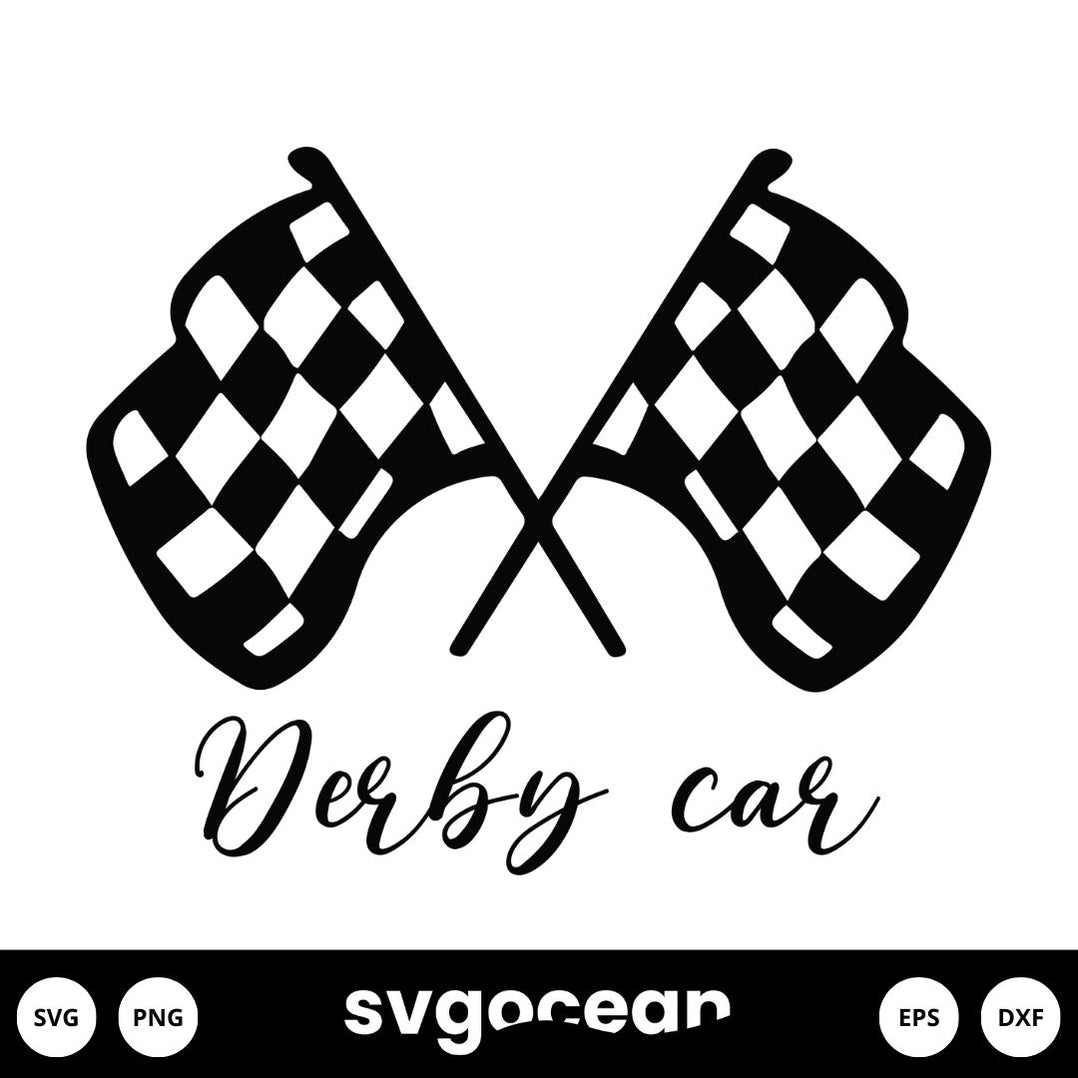 Derby Car Svg vector for instant download - Svg Ocean — svgocean