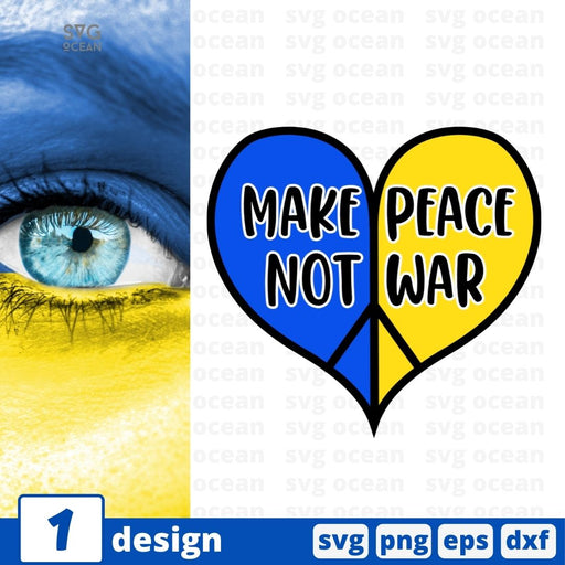 Make peace Not War Svg Cut File - Svg Ocean