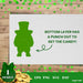 St Patrick's Day Leprechaun Candy Dome SVG