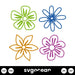 Flower Silhouette SVG - Svg Ocean