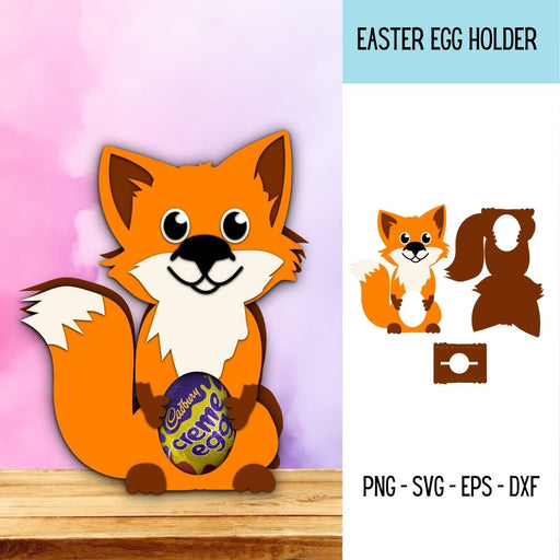 Fox Egg Holder SVG - Svg Ocean