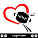 Heart Football SVG - Svg Ocean