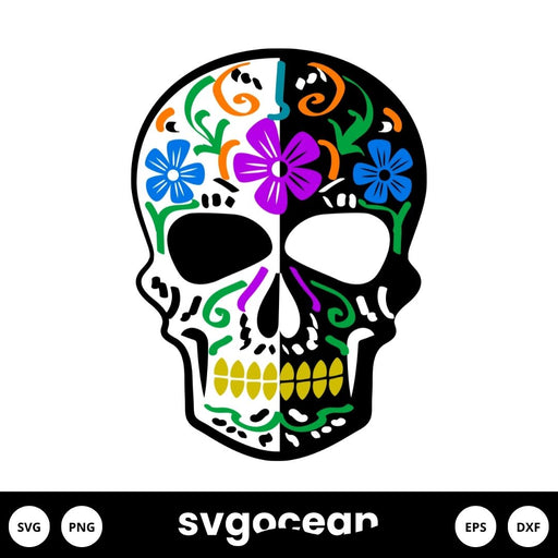 Free Sugar Skull SVG - Svg Ocean