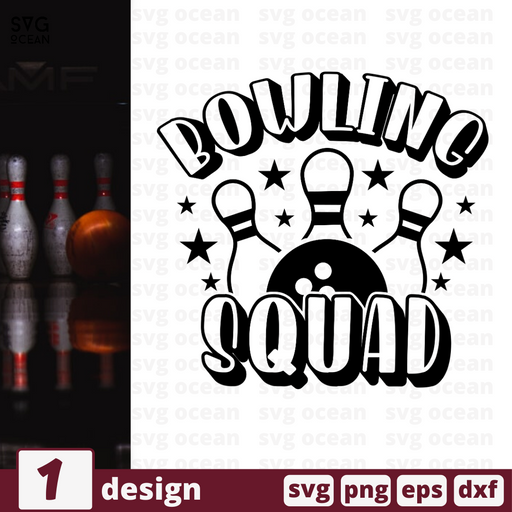 Bowling squad SVG vector bundle - Svg Ocean