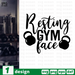 Resting gym face SVG vector bundle - Svg Ocean