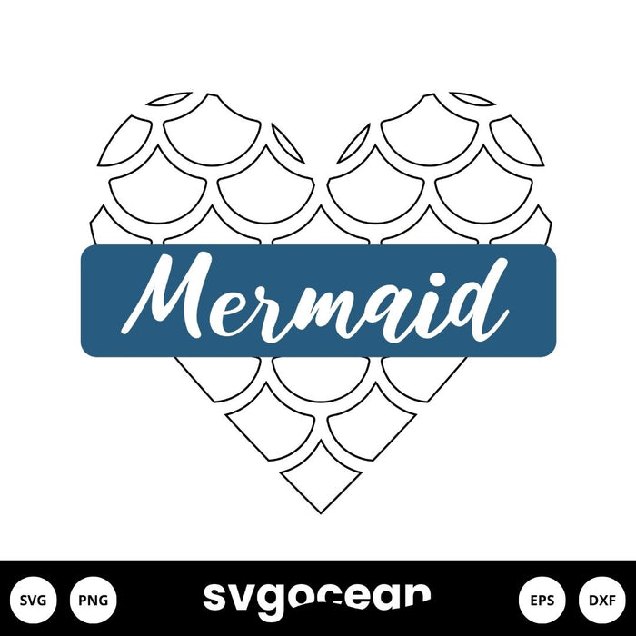 Mermaid Svg Bundle - Svg Ocean