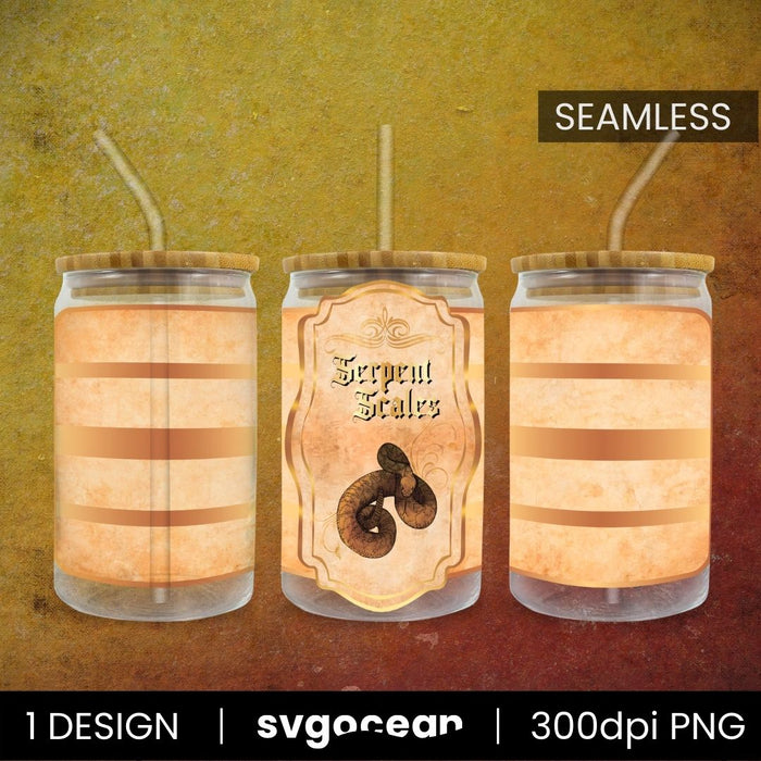 Serpent Scales Can Glass PNG - Svg Ocean