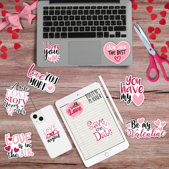 Cute valentines day stickers - svgocean