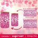 Valentine’s Pink Glass Can Wrap Sublimation - svgocean