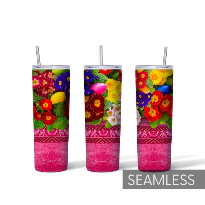 Flower Pot Tumbler Sublimation