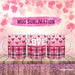 Pink buffalo plaid sublimation mug design - svgocean